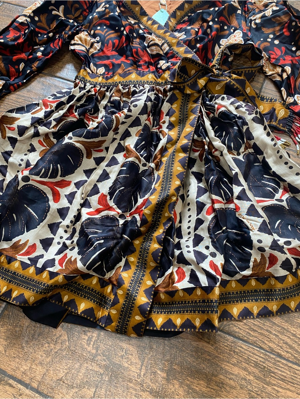 Farm Rio Tapestry Garden Mini Dress - Picture 8 of 15
